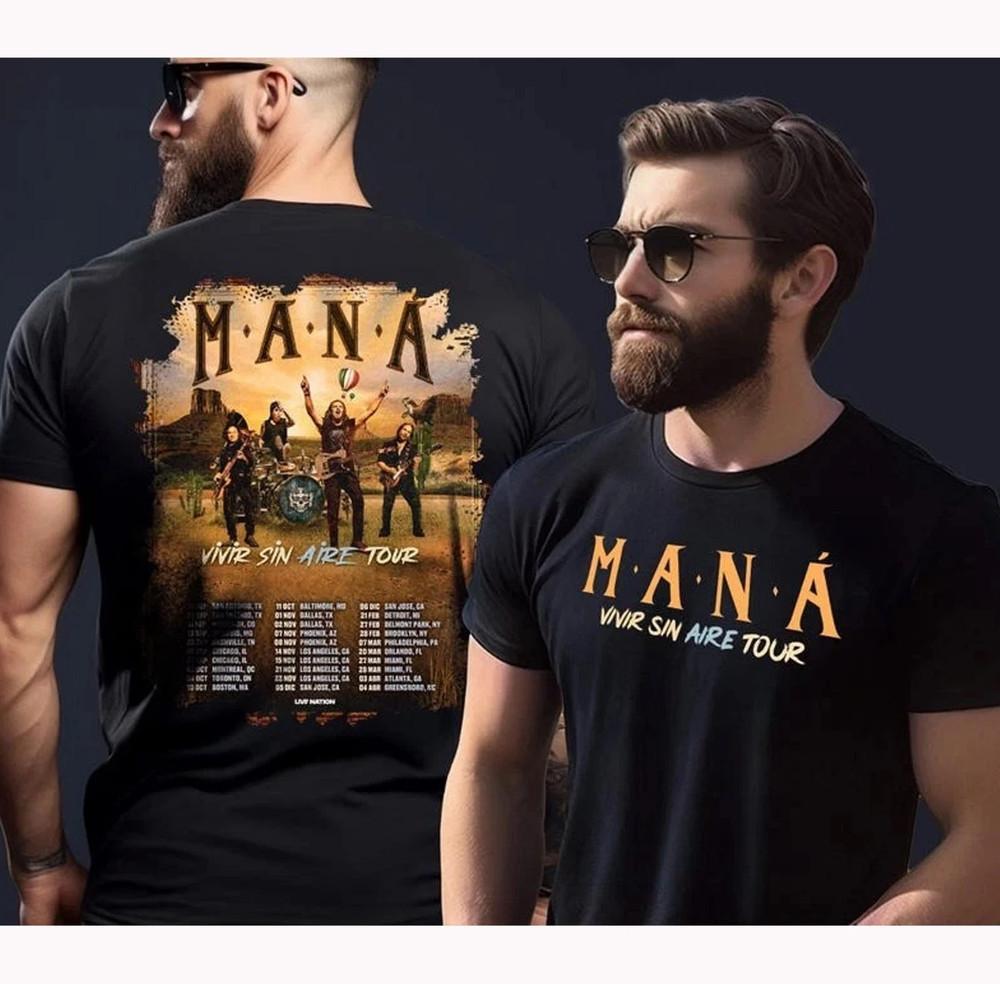 SALE Mana Band T Shirt Tour 2025 Tour S5XL 2 SIDE C1RO2 Unisex T-Shirt XXXXL