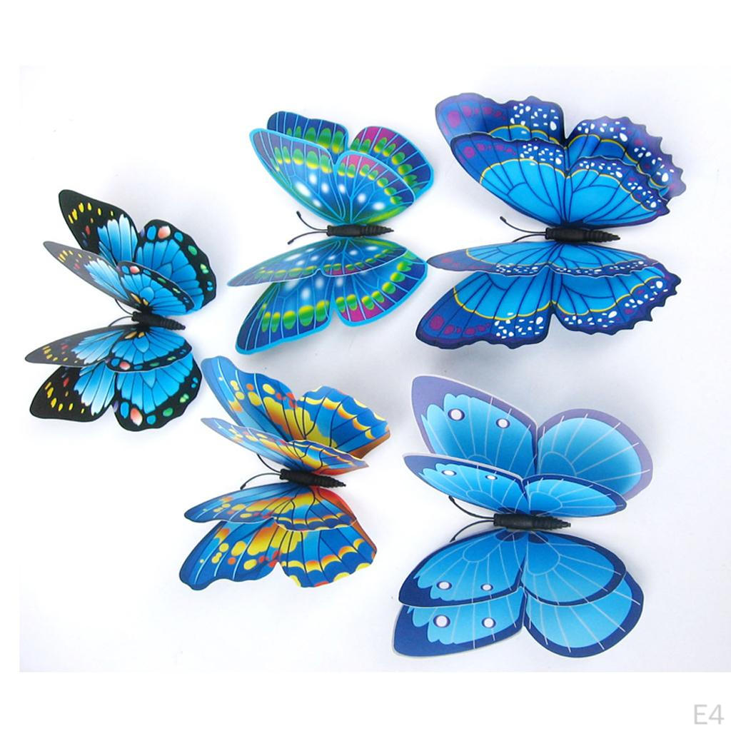 3D DIY Wall Sticker Butterfly Decals Decor Decoration