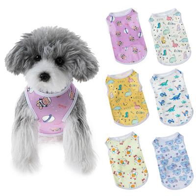Autumn and Summer Cute Dog Kitten Fashion Cute Comfortable Vest Pet Clothes