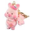 Lovely Animal Pig Keychain Key Ring Piggy Pendant Car Keyring Bag Decor Gift