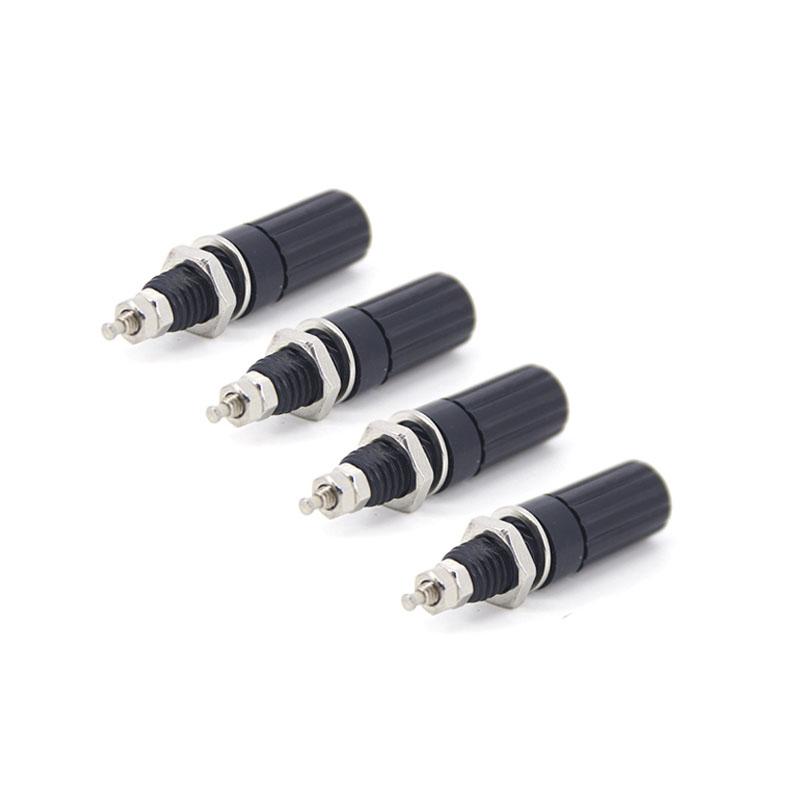 Conector de alto-falante de áudio de terminal de encadernação banana M3*45 de 4 mm para sonda de teste, amplificador, cabo adaptador de tomada de alimentação