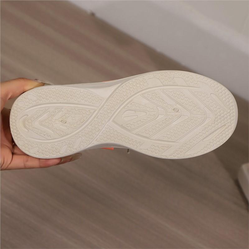 Fashion Mesh Lady Vulcanized Shoes Non-slip Knitting Womens Soft Bottom Breathable Casual Walking Hollow Running Shoes Platform Sneakers