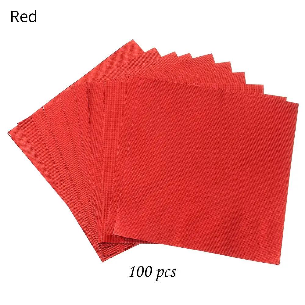 

100 PCS Golden Color Aluminum Foil Tin Wrapping Paper Metal Embossing Candy Chocolate Paper Wedding Party Supplies Other