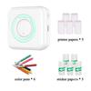 Cross-border Student Pocket Mini Inkless Photo Printer for Data Label and Question Search