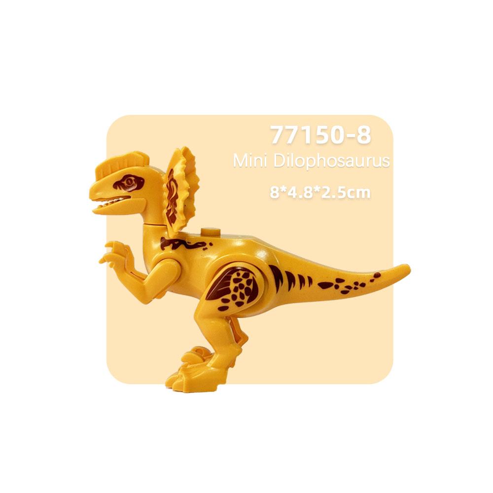 Jurassic Dinosaurs Building Blocks Tyrannosauru REX Dimetrodon DIY Quetzalcoatlus Action Figure Models Children Toy Animal Gifts
