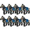 MOC Medieval Military Building Blocks Cavalry Regiment Knight Horse Animal Accessories Set Mini Bricks Buy Goods Boy Toy Gift