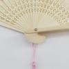 Art Craft Chinese Style Hand Held Flower Fan Dance Hand Held Silk Fan Folding Fan Photo Prop Tool