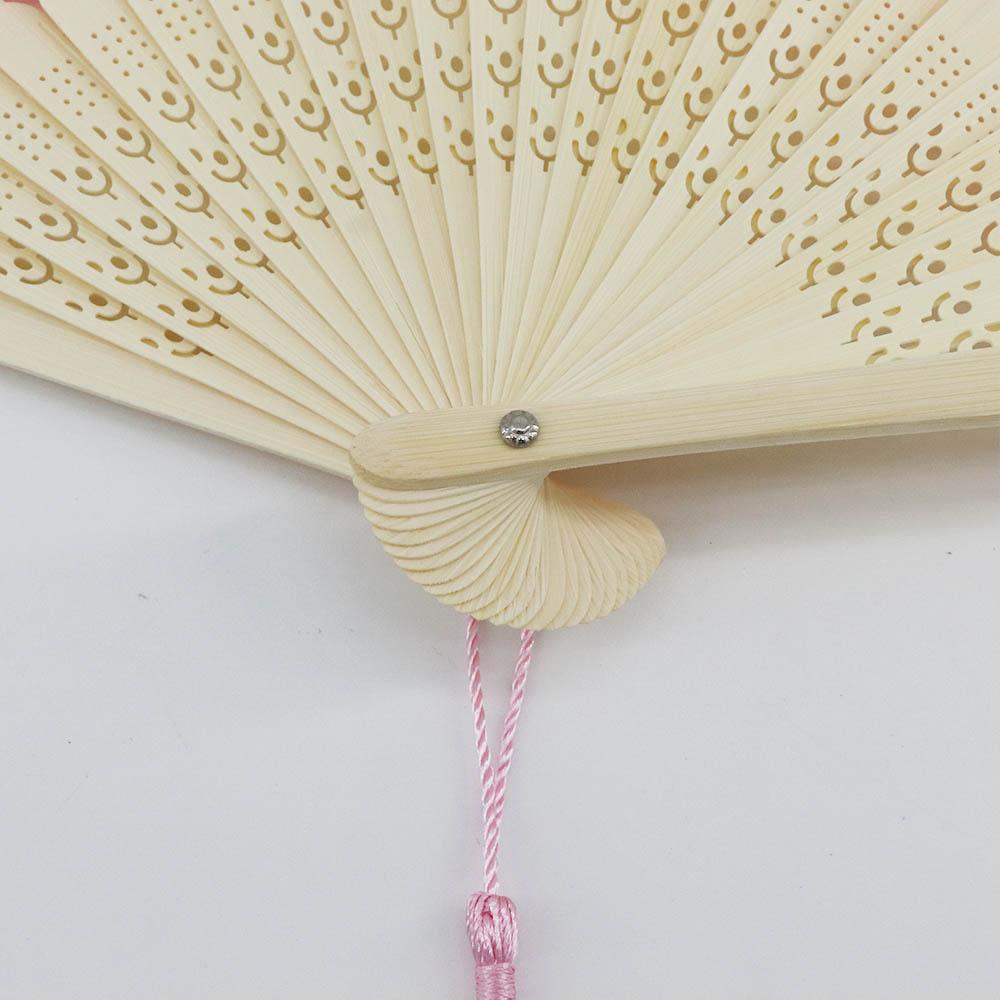 Art Craft Chinese Style Hand Held Flower Fan Dance Hand Held Silk Fan Folding Fan Photo Prop Tool