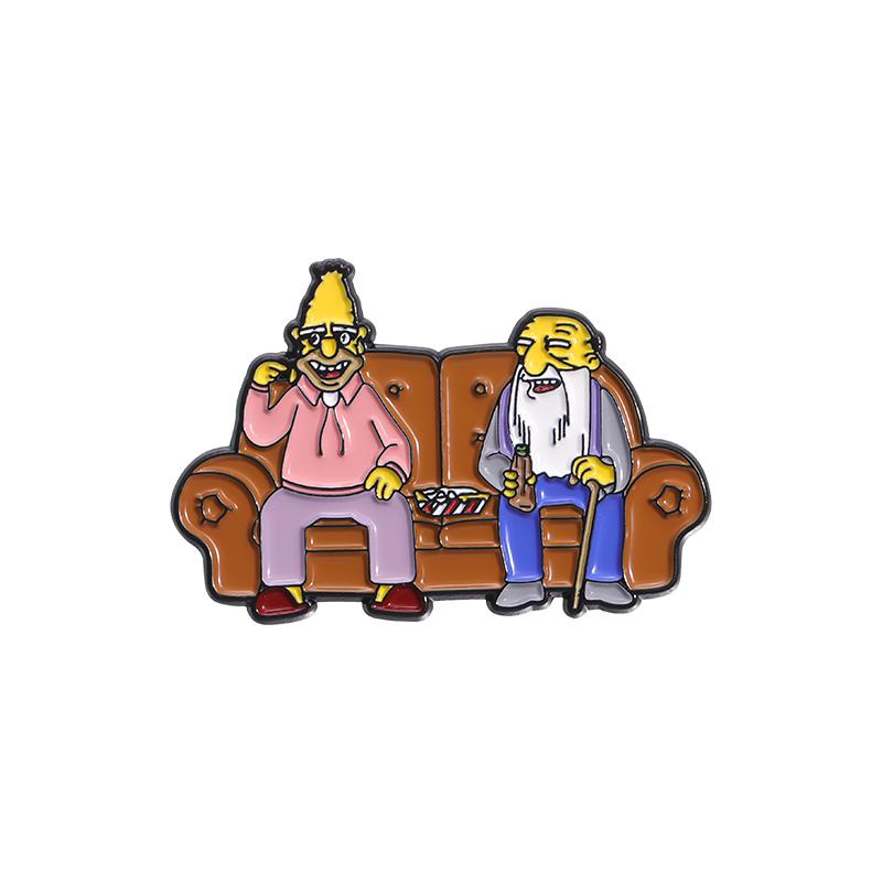 Anime Characters Enamel Pins Custom Cartoon Movie Peripherals Brooches Lapel Badges Funny Jewelry Gift for Kids Friends