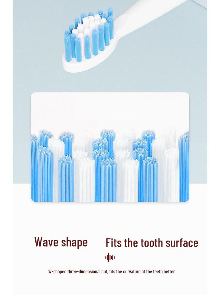 Adult Three-Speed Soft Bristle Sonic Electric Toothbrush with USB Charging