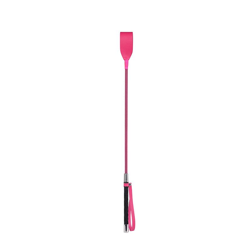60CM Black PU Leather Spanking Paddle Long Whip Flirting Slave BDSM Bondage Flogger Sex Toys For Woman G Spot Sex Shop