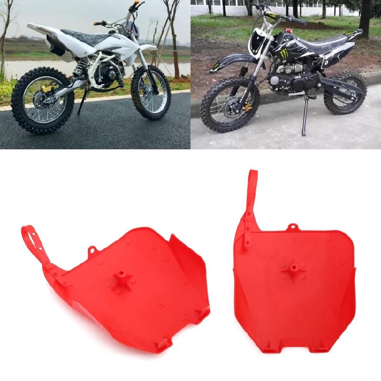 Front Number Plate For Motorcycle ATV Dirt Bike Yellow/White/Red/Blue