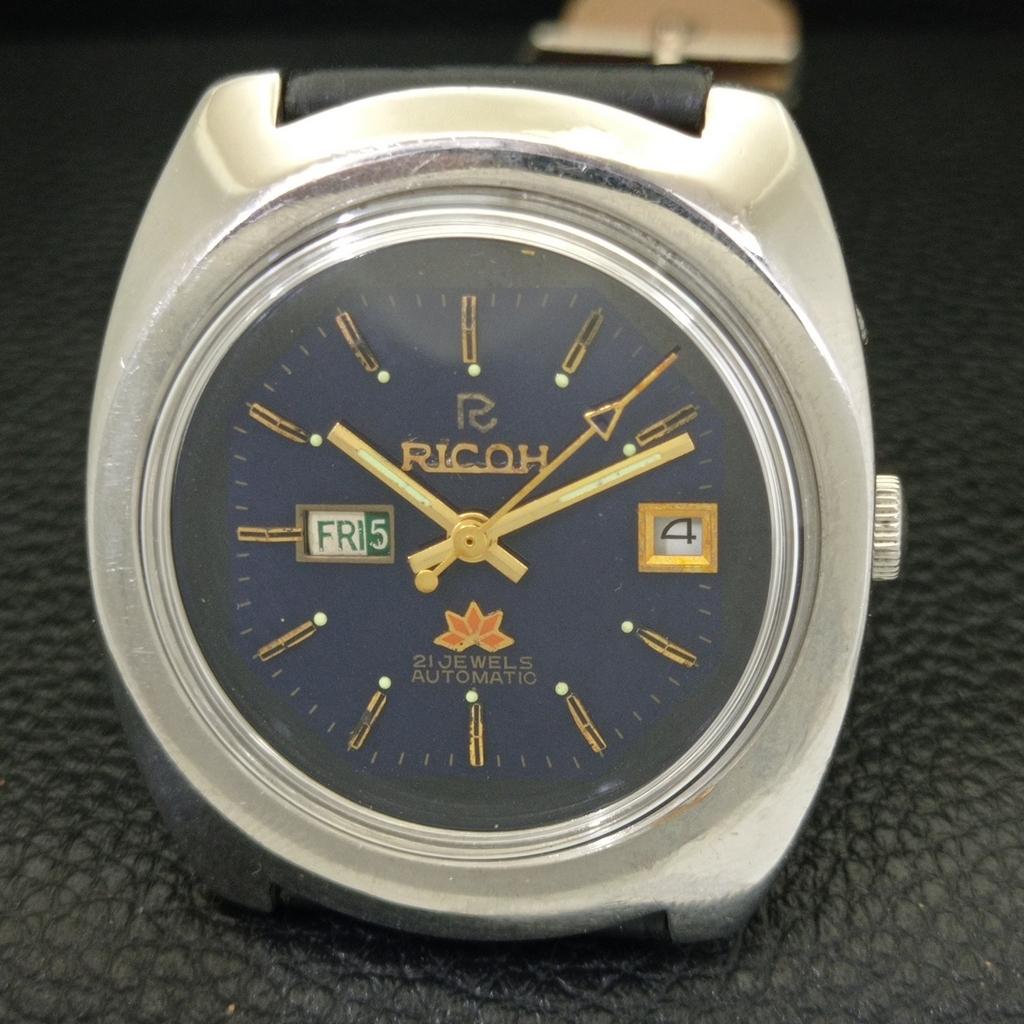 VINTAGE RICOH R31 AUTOMATIC JAPAN MENS ORIGINAL DIAL WATCH a701957-5 R207-a701957