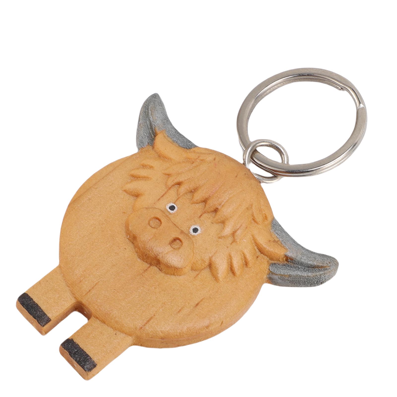 

Брелок с горной коровой, деревянная подвеска в виде животного, кольцо для ключей для кошелька, рюкзака, сумочки, праздничный подарок