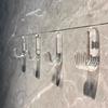 Strong Transparent Adhesive Hooks for Bathroom Wall Door No Drill Plastic Hangers