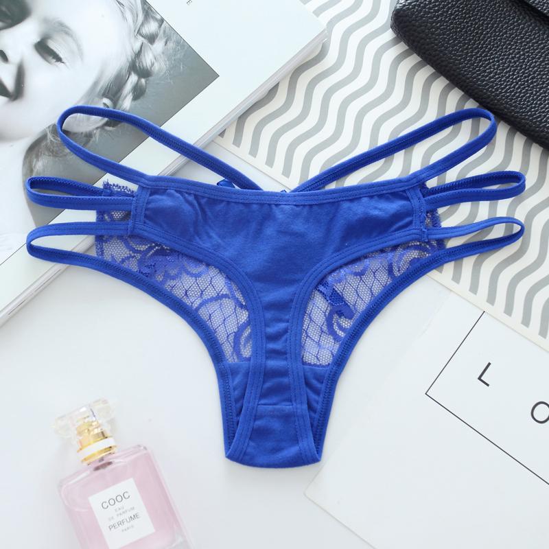 Sexy Floral Lace Bandage G Strings Women Thongs Panties G-Strings Lingerie Underwear Tangas Bragas Calcinha Ropa Interior Briefs