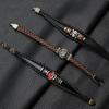 One Piece, Naruto, Attack on Titan Woven Leather Bracelet
