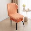 Nordic Butterfly Chair Cover Curved Chair Cover Restaurant Elastic Chair Cover Back Dust-proof Chair Shield Cover