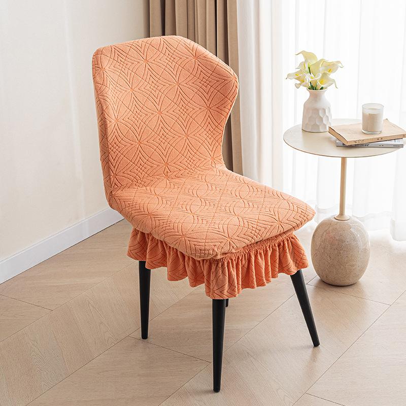 Nordic Butterfly Chair Cover Curved Chair Cover Restaurant Elastic Chair Cover Back Dust-proof Chair Shield Cover