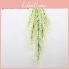 Fake Babylonica Salix Green Wall Hanging Plant For Home Party And Photography