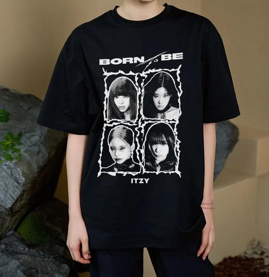 ITZY Born to be 2nd World Tour Concert T-shirt, Itzy Vintage Style Graphic Shirt S