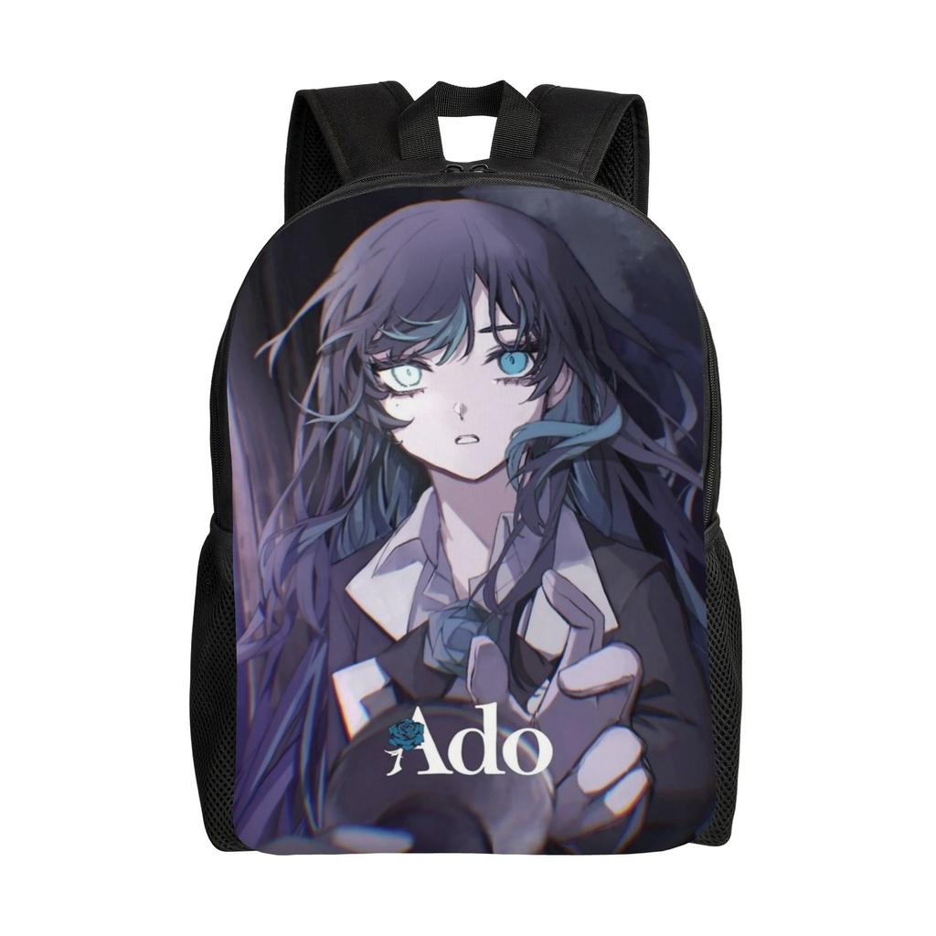 Ado Hibana World Tour Casual Backpack Outdoor Student Work Japan Singer Daypack for Men Women Laptop Canvas Bags