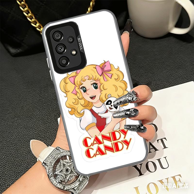 Anime Candy Candy Soft Phone Case for Samsung A17 A16 A15 A14 A13 A57 A56 A55 A54 A53 A37 A36 A35 A34 A33 A26 A25 A24 A23 A52