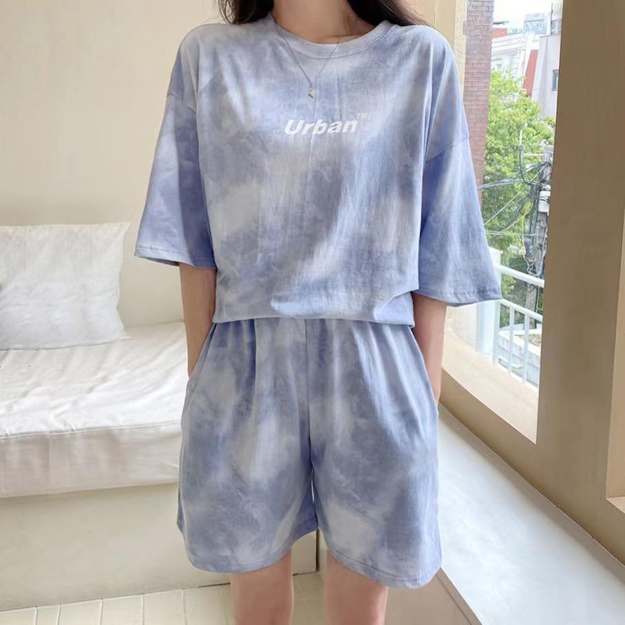 Large Size Women's New Summer Two-piece Set Fat Girl Slimming Suit Fat Man Loose Fat Mm Fashionable Korean Version