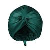 Hair Care Hat Double Layer Imitation Silk Sleep Hat Back Adjustable Buckle Turban Hat Solid Color Home Headwear