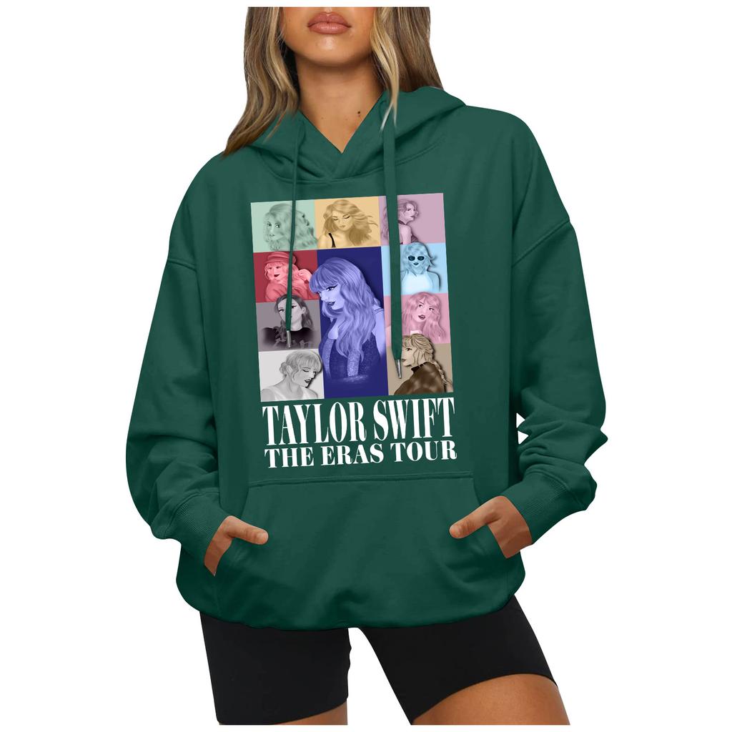 Women's Fashion Loose Casual Daily Long Sleeve Loose Crewneck Sweatshirts Daily Long Sleeve Top Pullover Sweatshirts
