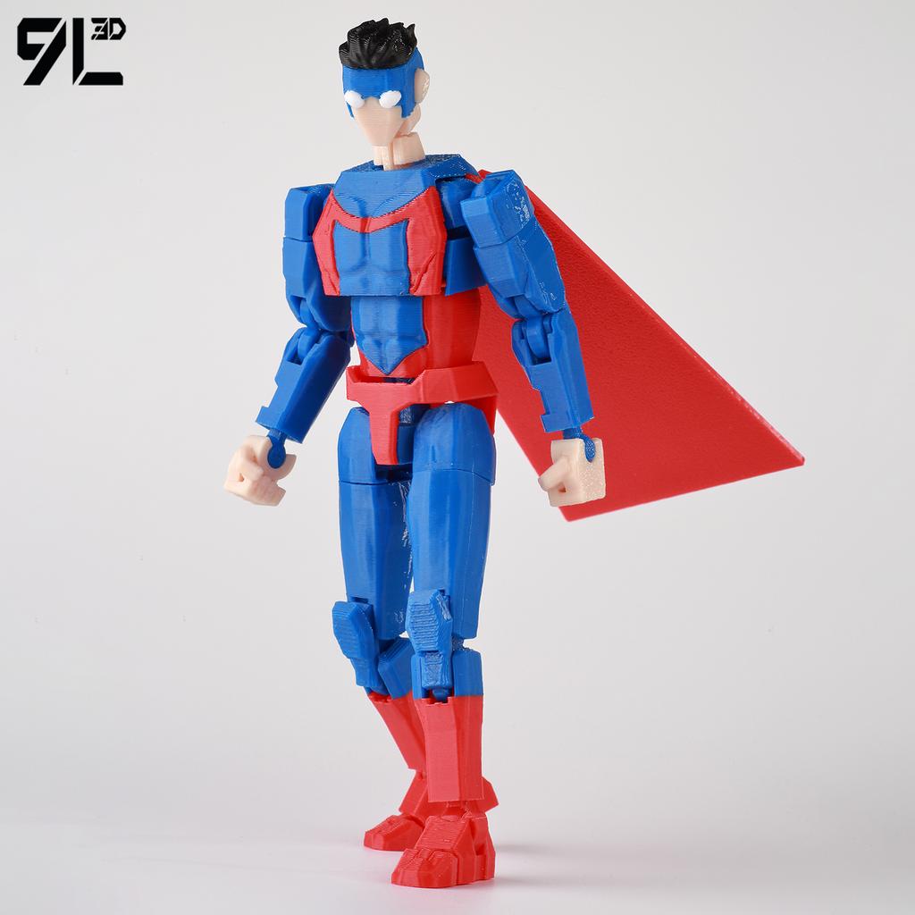 9L3D Printed Superheroes Invincible Supermark Anime Multi-Jointed Shapeshift Toys Action Figures Mannequin Model Ornaments Gifts