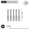 50mm Phillips Screwdriver Bit PH00/PH0/PH1/PH2 1/4” Hex Shank Magnetic S2 Steel Cross Head Screw Driver Bits Hand Power Tools