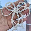 Elegant Pearl Bowknot Charm For Jewelry Making Diys Keychain Necklace Earrings Crafts Shoe Buckle Ornament Accessories