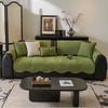 New Special-Shaped Sofa Cushion, Universal In All Seasons, Non-Slip And Dirt-Resistant Seat Cushion, Retro Green Sofa Cover Cover Cloth Towel