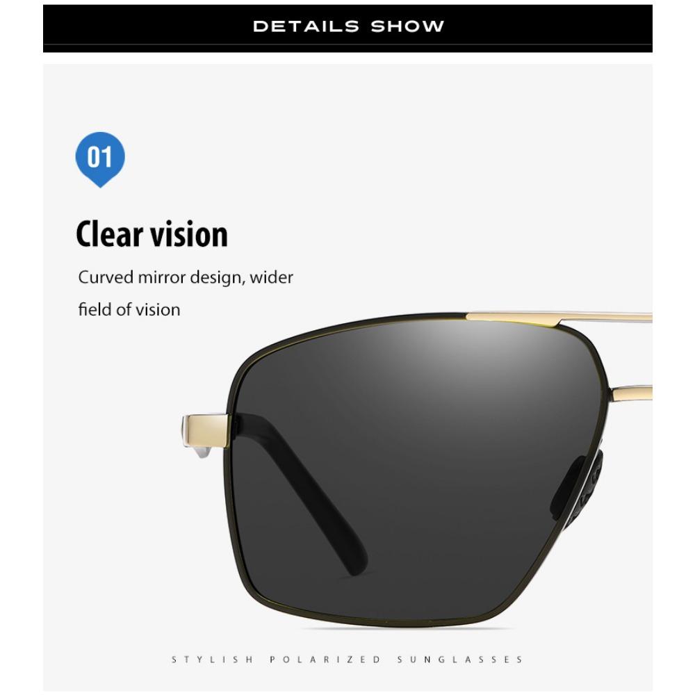 aoron Polarized Sunglasses Fashionable Men's Color-changing Toad Glasses Night Vision Driving Sunglasses