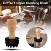 Residual Powder Sweep Portafilter Cleaning Brush Wooden Handle Barista Brush  Espresso Machine