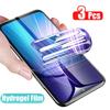 3Pcs HD Hydrogel Film for Motorola Moto G55 G45 G35 Edge 40 Pro E14  G G85 GPower E22 Soft Screen Protector