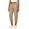 Women Loose Fit Drawstring Waist Casual Pants with Pockets Elastic Ankle Cuffs Cotton Linen for Everyday Wear