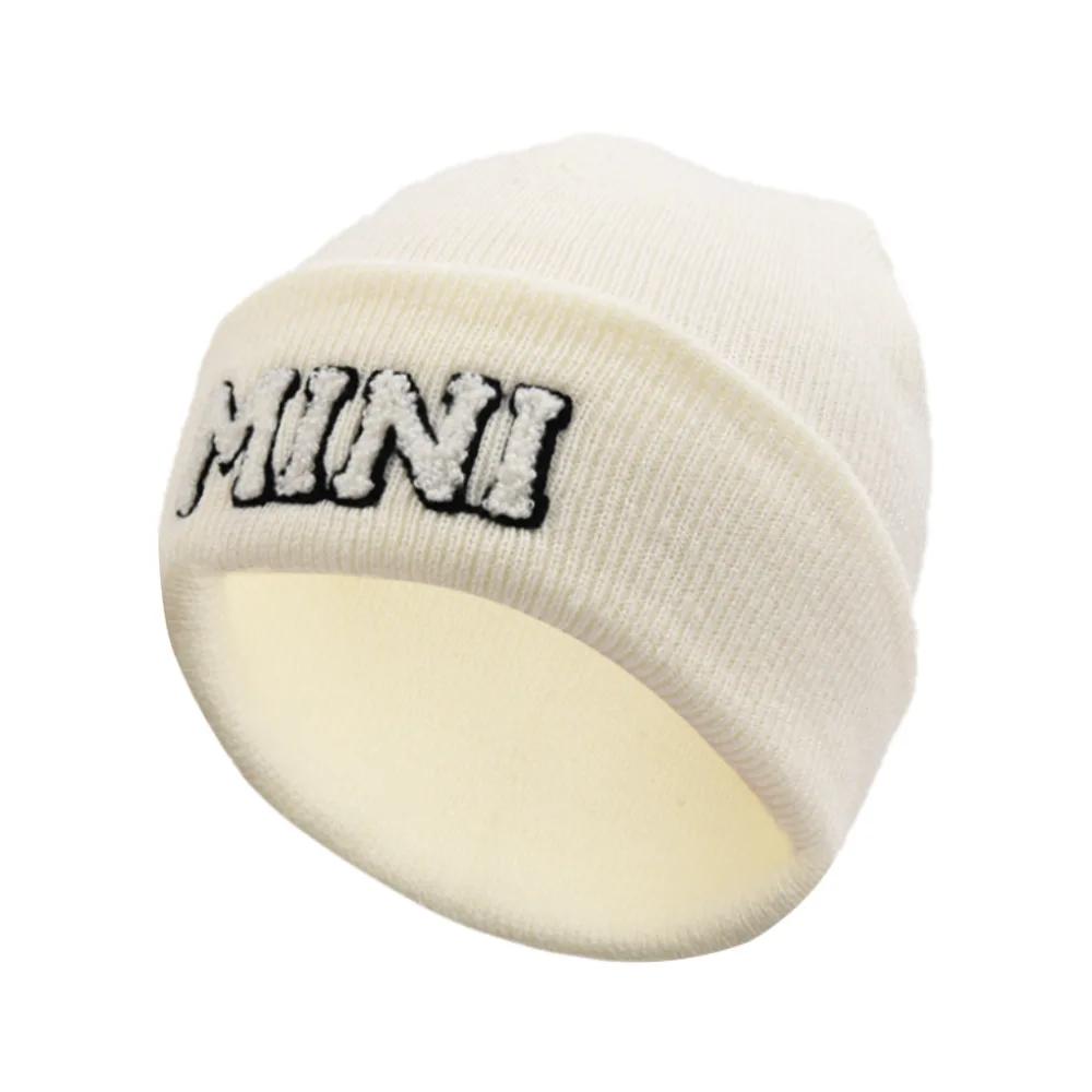 Winter Mama Letter Mini Solid Color Skullies Beanie Hat Outdoor For Women Hip Hop Knitted Caps Girl Casual Warm Ski Beanies Cap