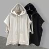 Plus Size Women Hooded Sleeveless Hoodie Summer Autumn Korean Sweatshirt Casual Loose Vest