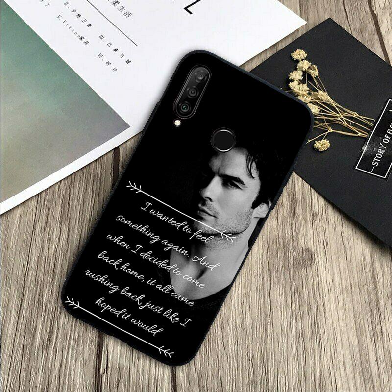 

Чехол Damon Salvatore Дневники вампира Для Huawei Nova 8i 11i 12i 12s 9 10 SE Y60 Y70 Y90 Y72 Y73 Y61 Y91 P60 Pro P30 P40 Lite Huawei P30 Pro