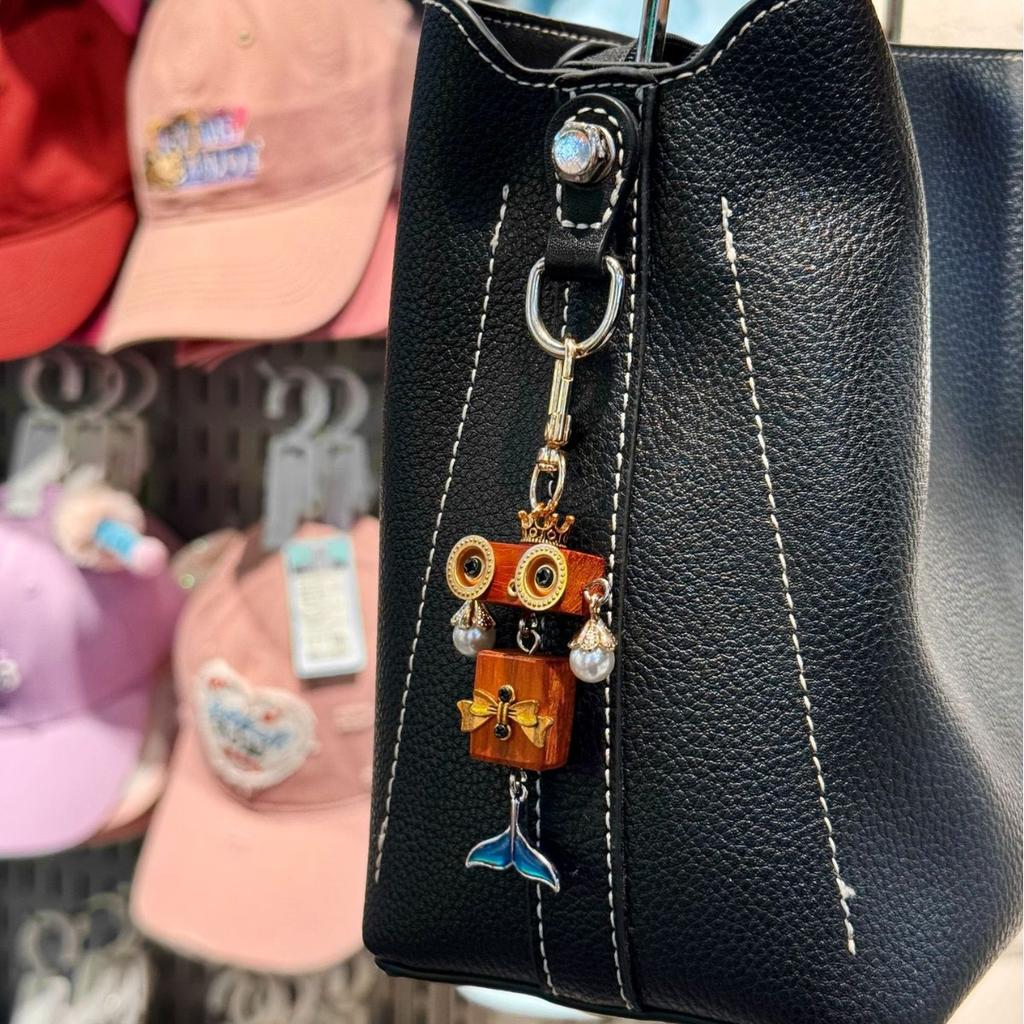 Handmade DIY Punk Bag Pendant Robot Mobile Phone Chain Keychain Tide Play Pendant Pendant Night