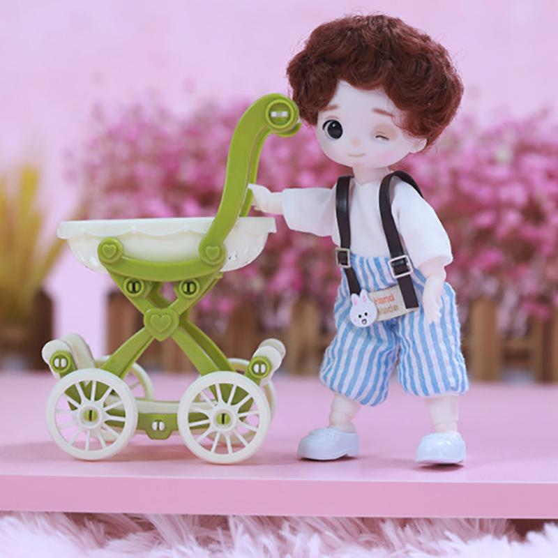 Mini Nákupní Košík Vzorek Pro Děti Hra na Předstírání Hračka Dekorace Domečku pro Panenky