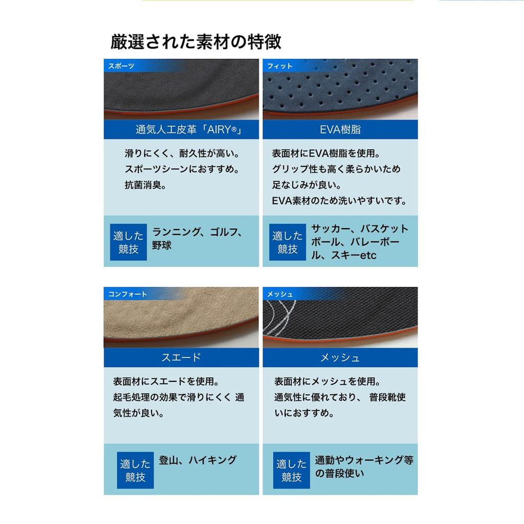BMZ Magic Carbon Insole Sizes for Mountaineering and Hiking Ashi-Tre (Suede, 25.0-26.0)