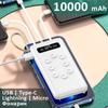 Power banka VNpower K305 10000 mAh + kabel 4v1 USB / Micro / Type-C / Lightning / Svítilna
