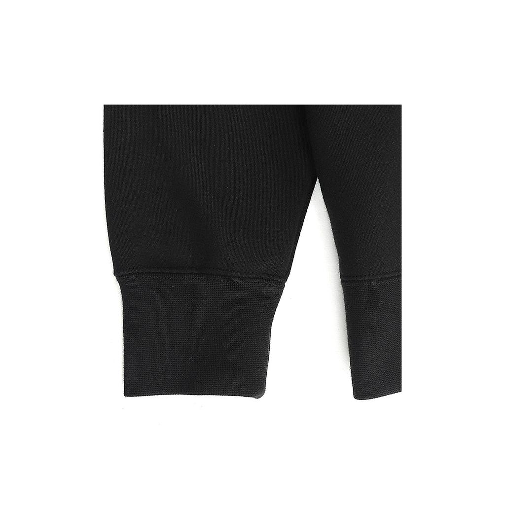 Nike Collana Ricamata Sportiva Piccolo Logo Felpa Casual da Donna Top Nero CZ4023-010