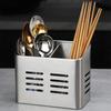 Scolapiatti in Acciaio Inossidabile Porta Piatti Verticale Porta Bacchette Cestino Portaoggetti Scolapiatti Scaffali Organizzatore di Stoviglie Strumenti da Cucina
