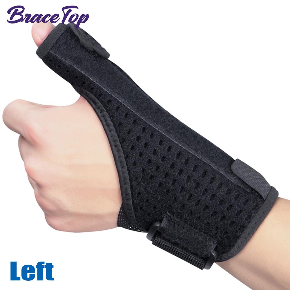 Bracetop Medical Sports Wrist Thumbs Hands Support Finger Holder Steel Splint Stabiliser Arthritis Carpal Tunnel Protector Brace