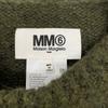 MM6 Mosqueline 21 years S52Gold Plated0091 S17770 Site Ribbon Hairy Knit tops S Moss greenUsed