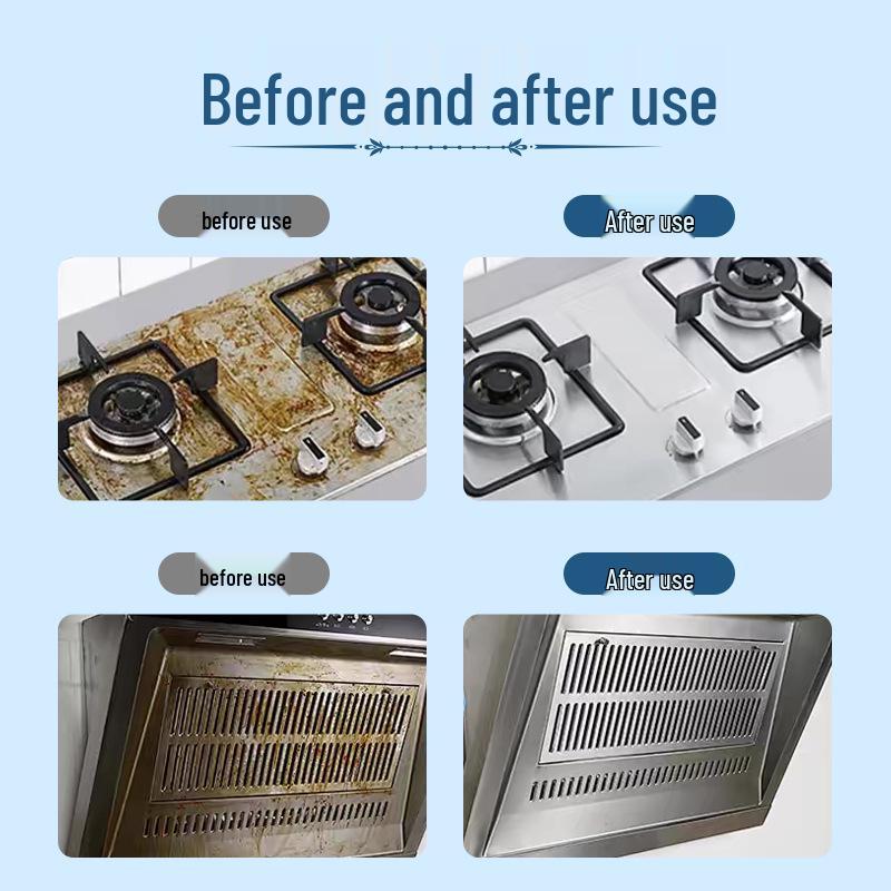 Heavy-Duty Kitchen Range Hood Oil Stain Foam Cleaner